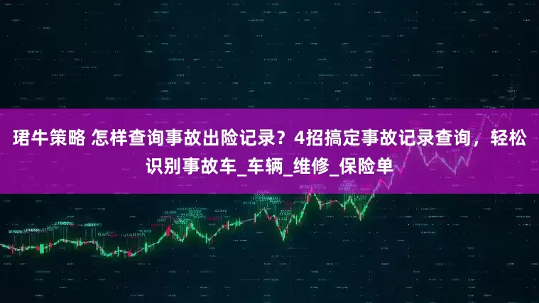 珺牛策略 怎样查询事故出险记录？4招搞定事故记录查询，轻松识别事故车_车辆_维修_保险单